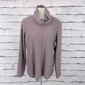 Calvin Klein Jeans Sweater plum long sleeves size Large